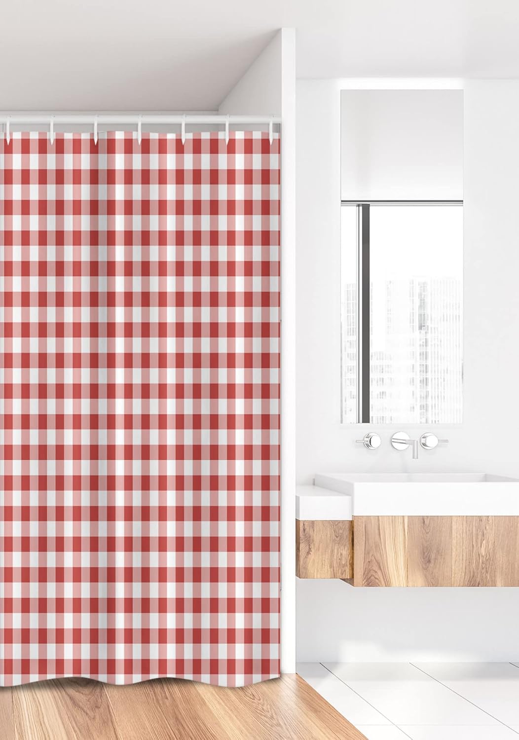 Sprawling Style of Bold Vanity Stall lar Lunarable Geometric Stall Shower Curtain