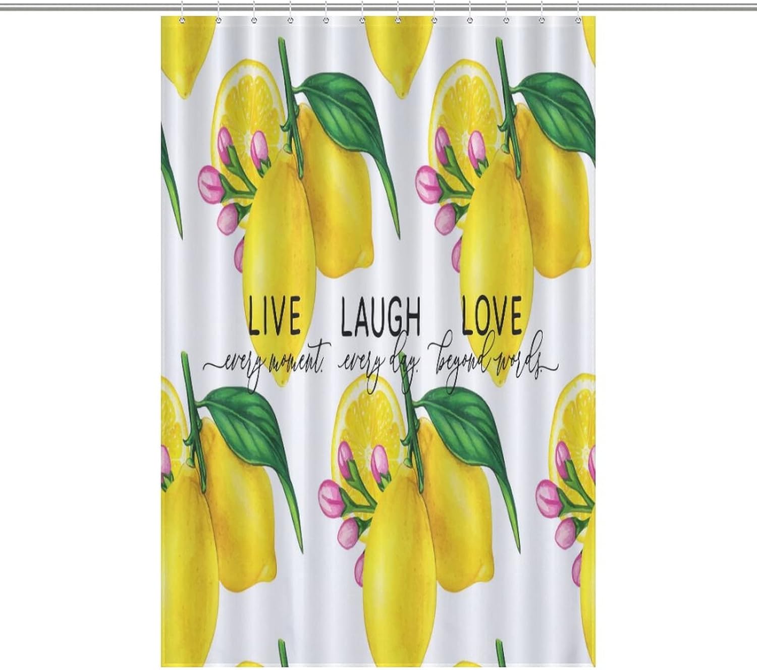 Sweet Natural Fruit Pattern Shower Curtain 48x72