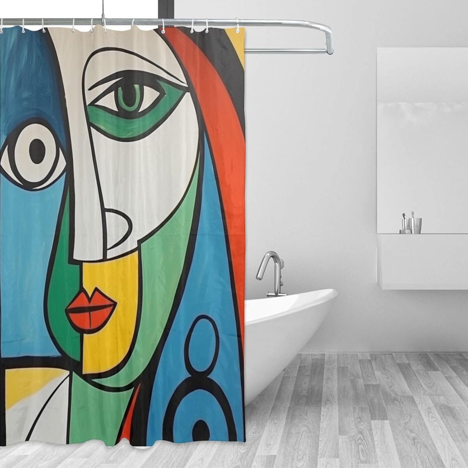 DAOWANGZUO Luxury shower curtain set for bathroom fun