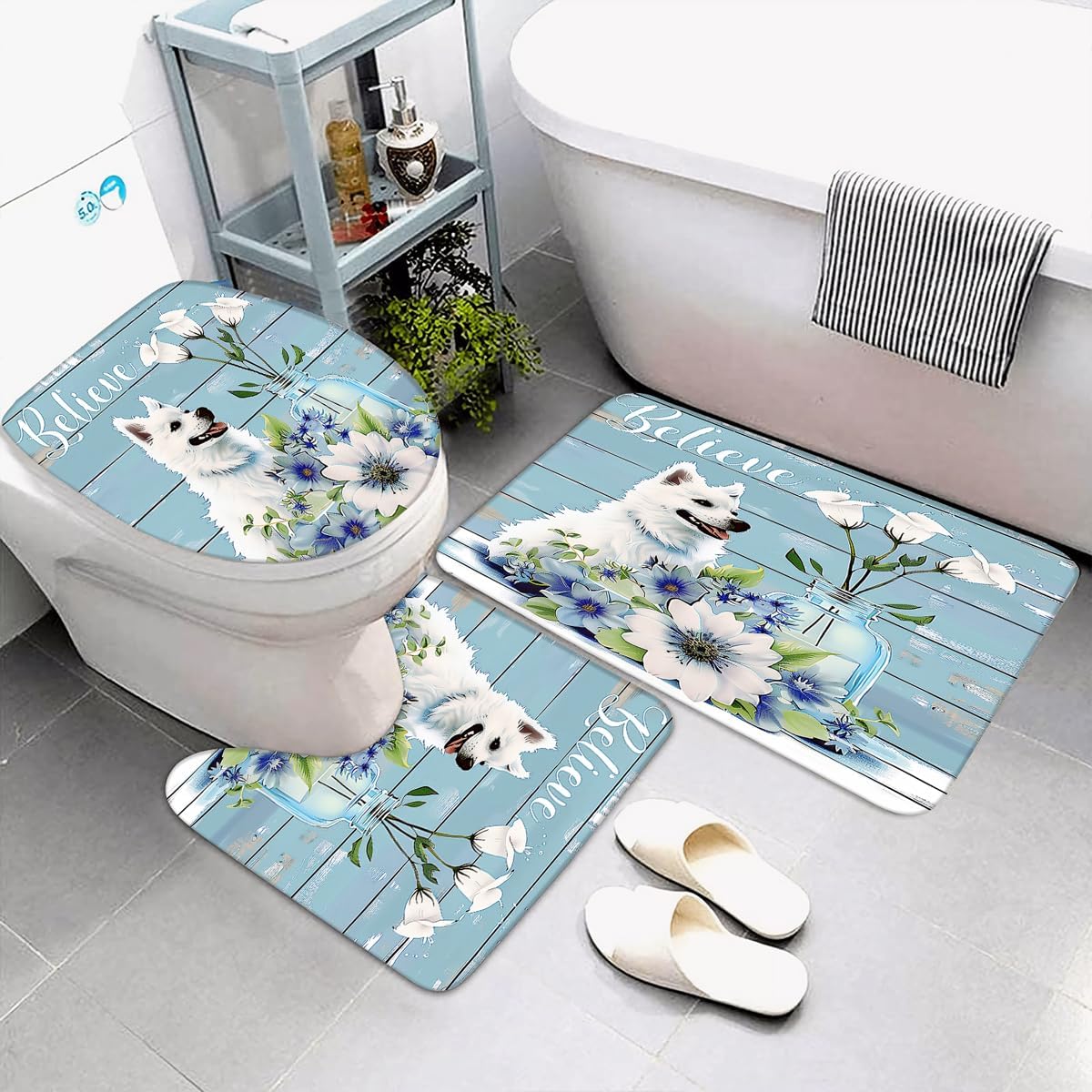 Alexex 4-Piece White Lilies