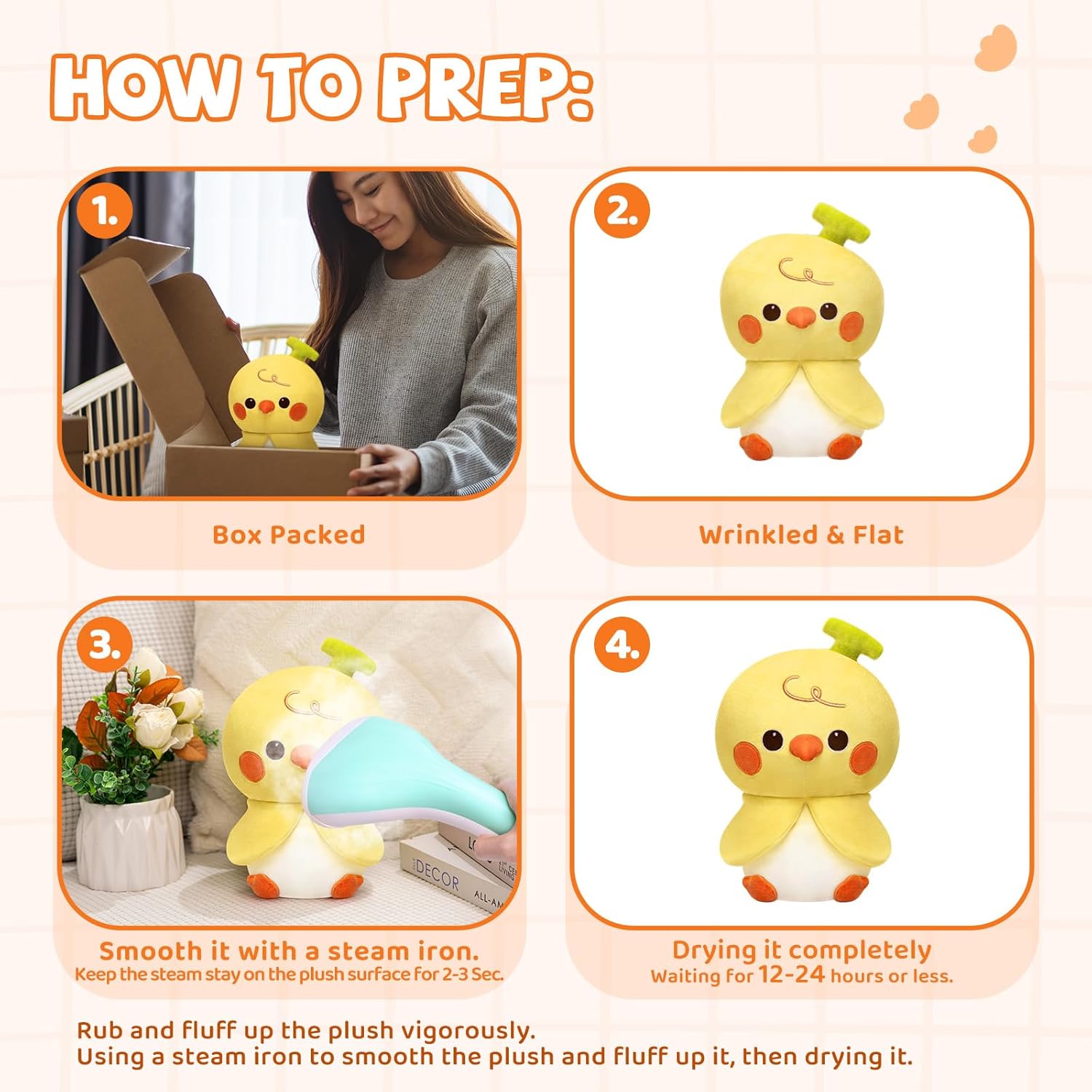 Cockatiel Plush Parrot for Kids