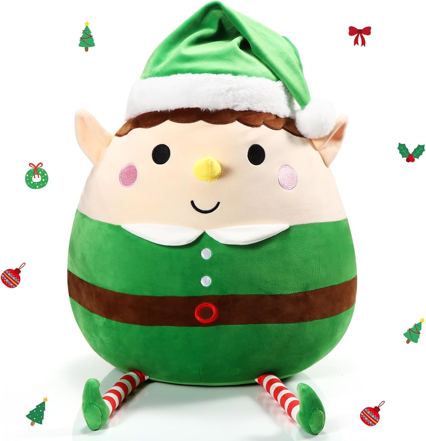 14 Green Plush Pillow