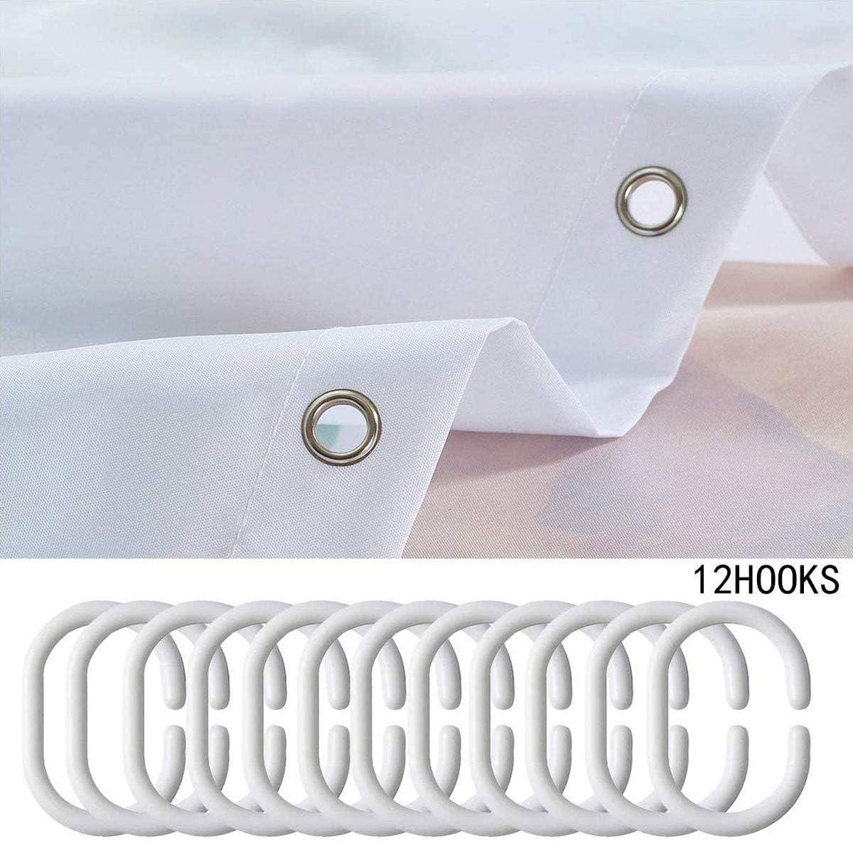 Erosebridals Funny Bath Curtain Set 72x72 Waterproof Machine Washable Unique Design