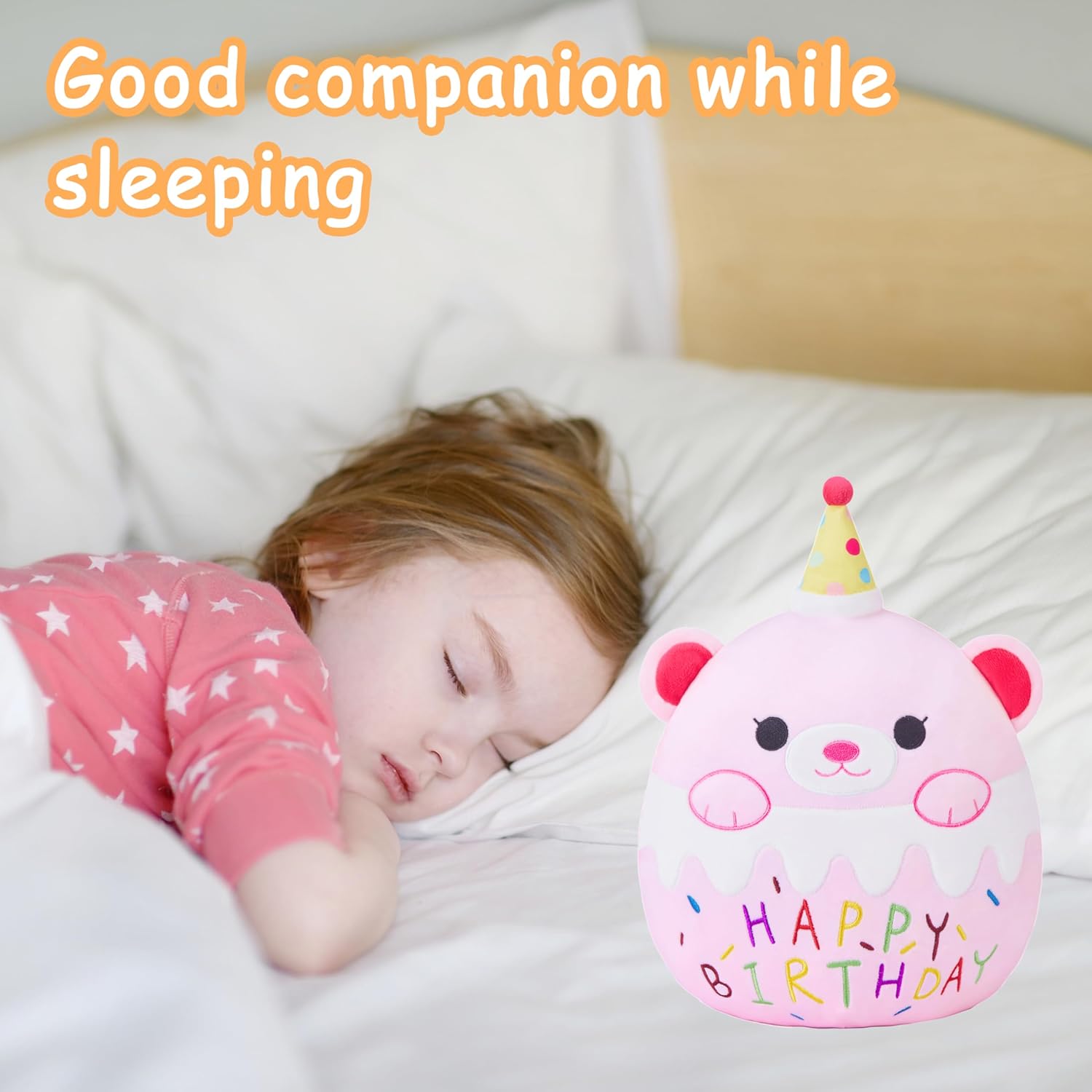 Large Teddy Bear Plush Pillow Stuffed Animal Toy Happy Birthday Choice