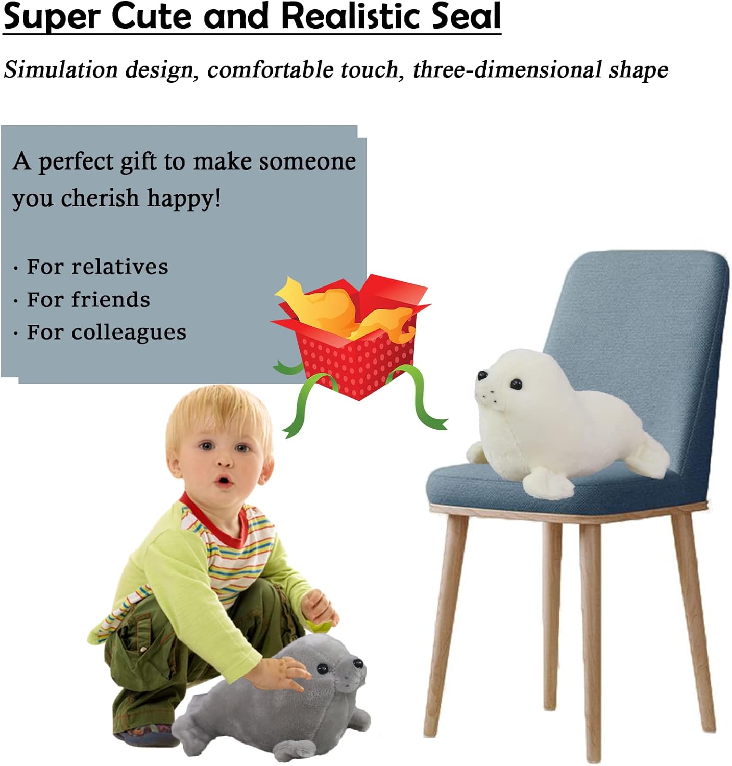 Super Cute Seal Plush for Kids
