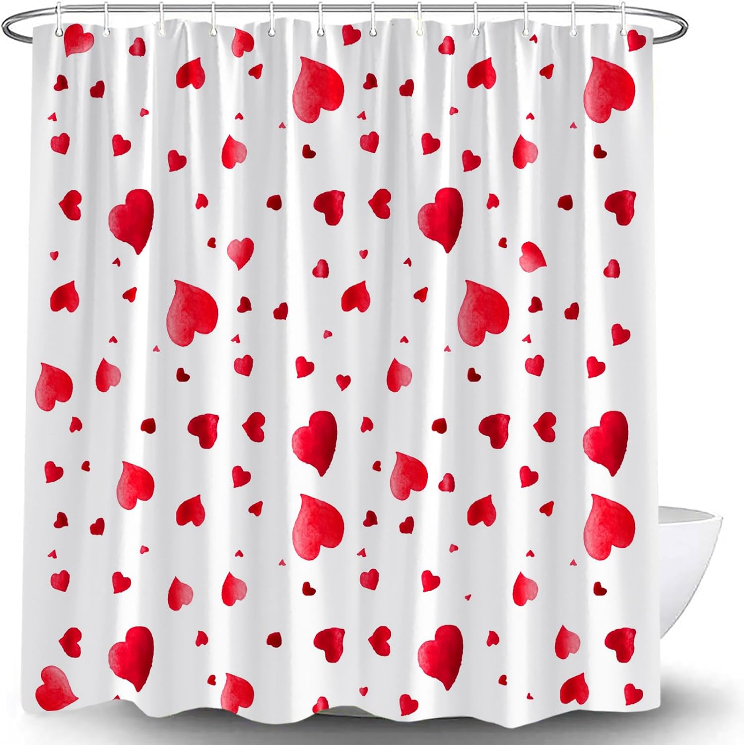 Valentines Day Shower curtain