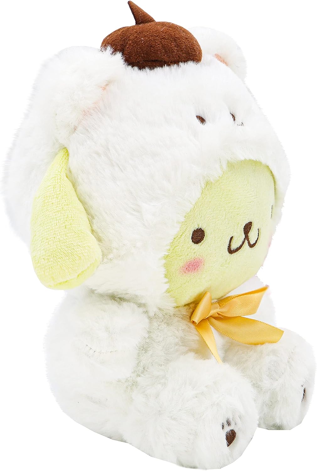 Cute Cross-Dressing White Bear Plush Doll Soft Stuffed Animal Toy