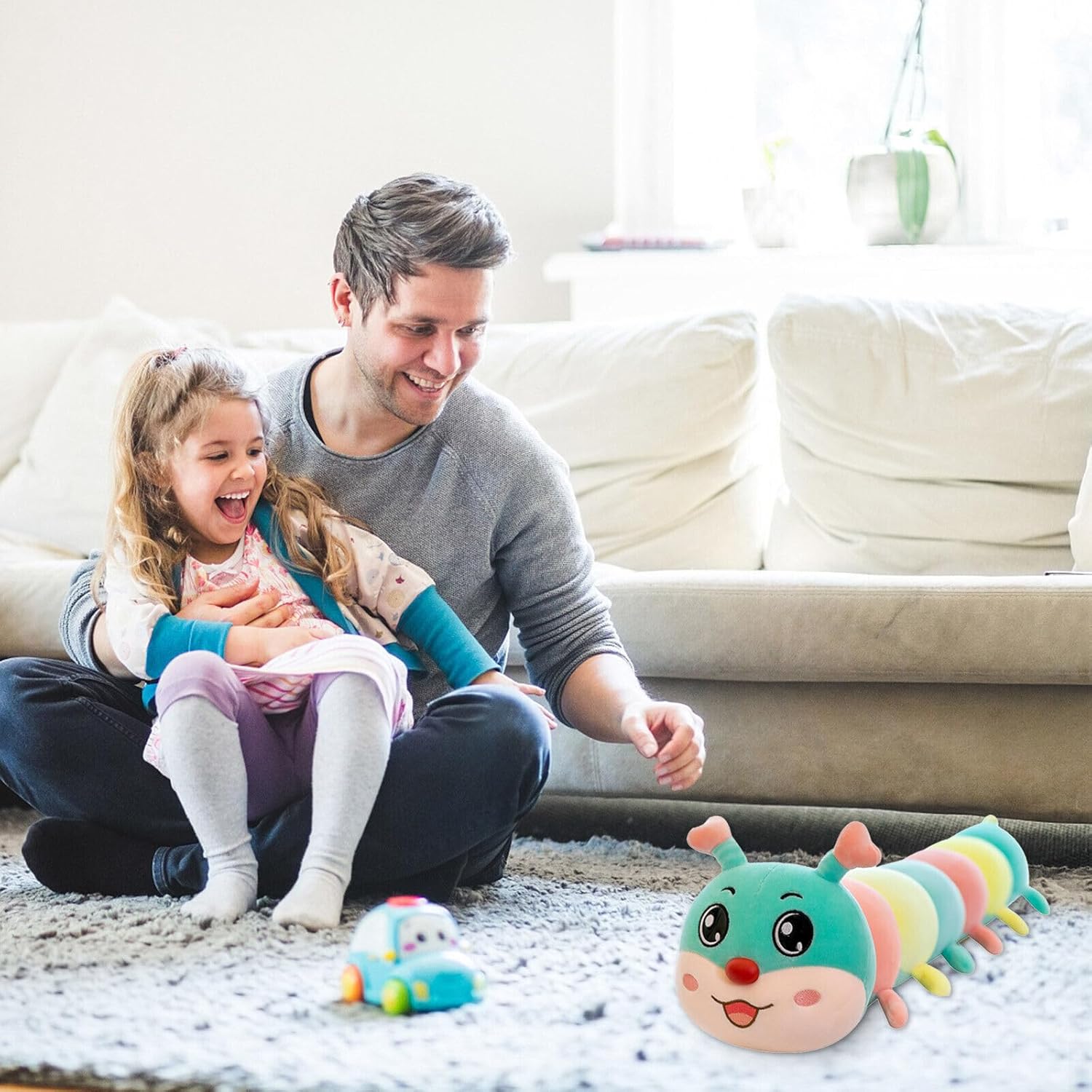 Greus 433-Inch Giant Caterpillar Plush Toy