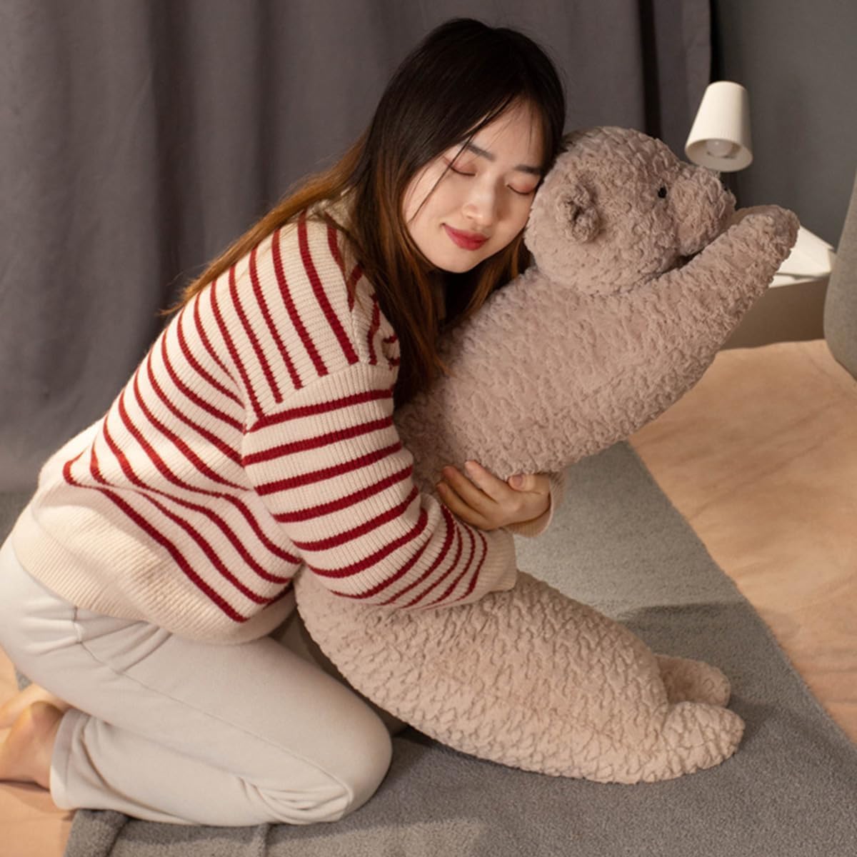Bear Plush Pillow 35 Inch Cute Plush Stuffed Animal