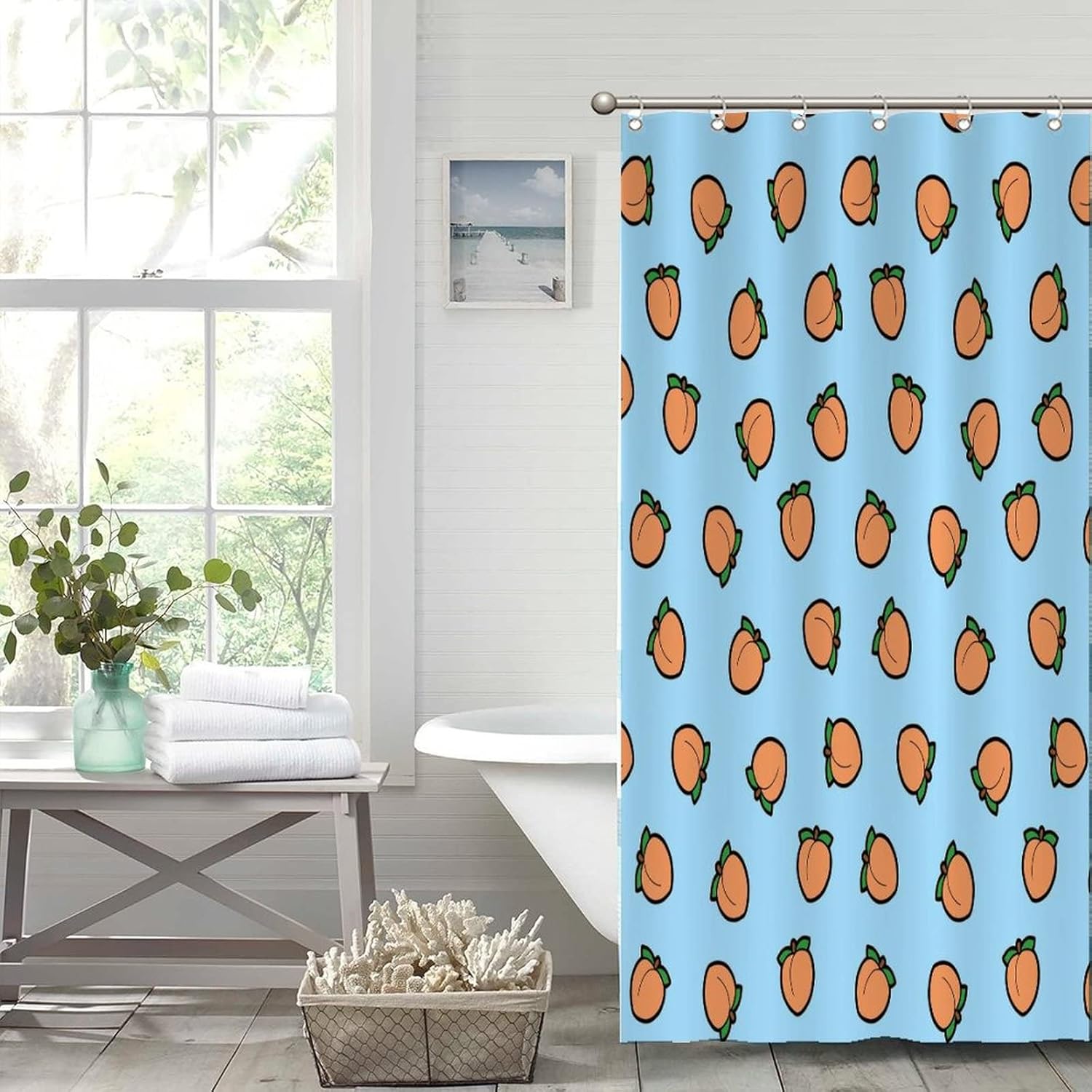 Fresh Fruit Bathroom Shower curtain set 35 x 71