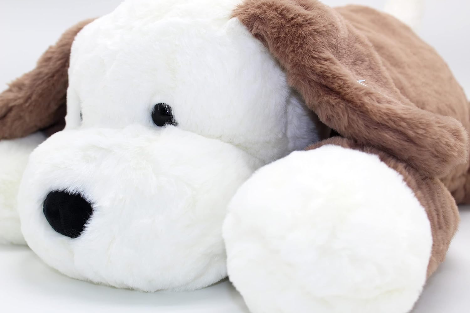 Dog Hugging Pillow Big Soft Plush Pillow for Kids and Adults Brown