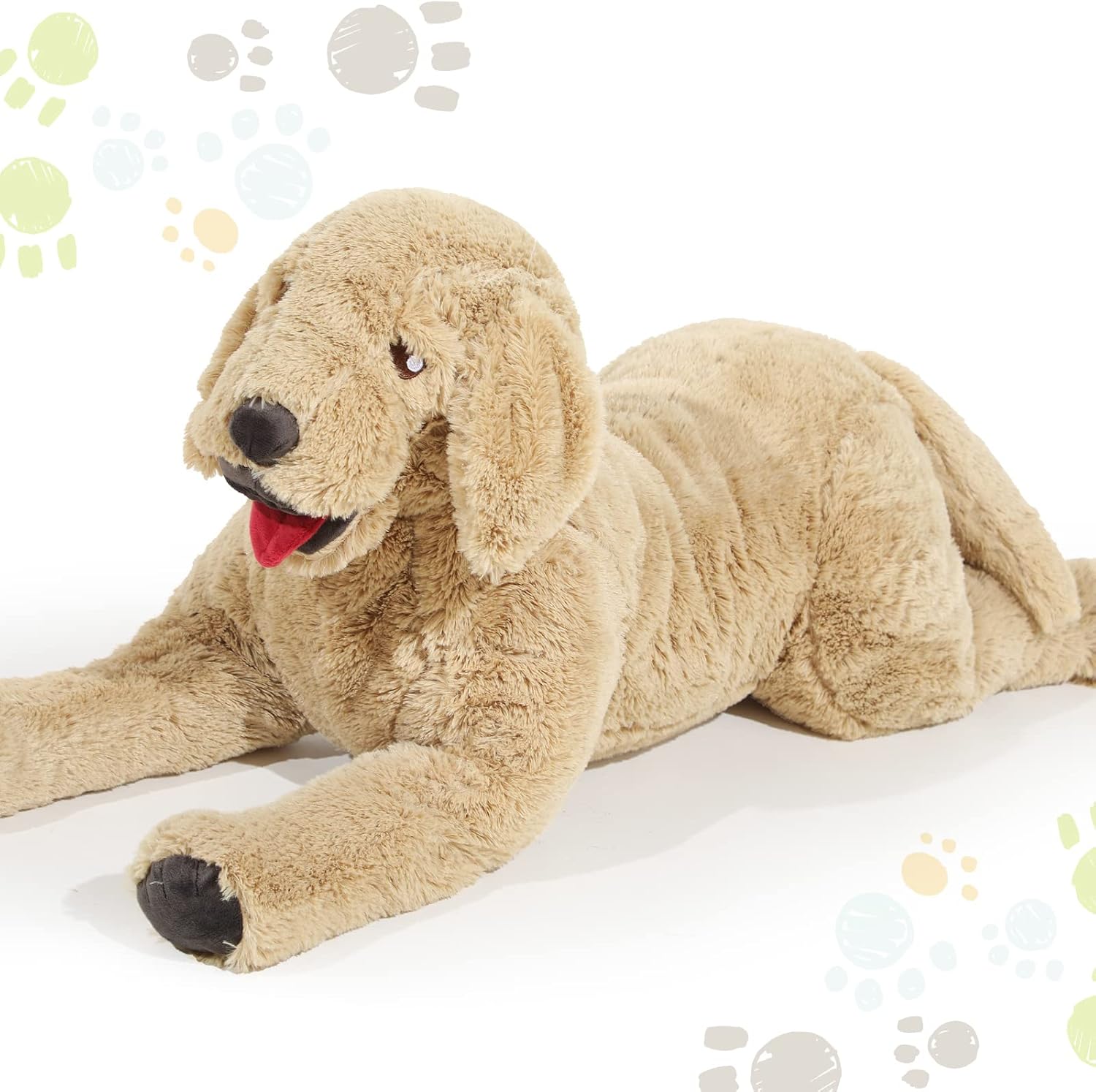 Big Golden Dog Geosar Stuffed Animal 85cm 335inch