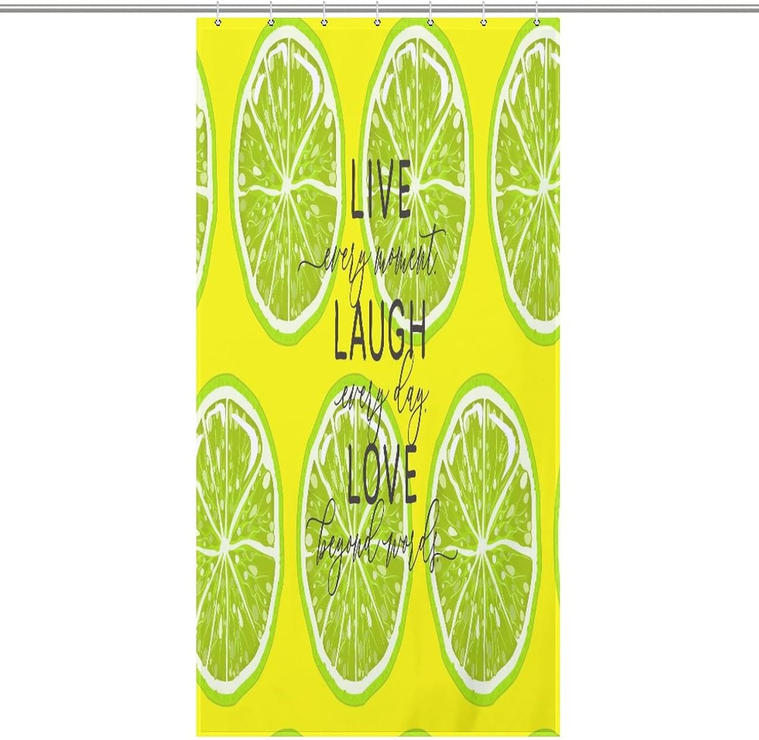Sweet Natural Shower Curtain for Bathrooms