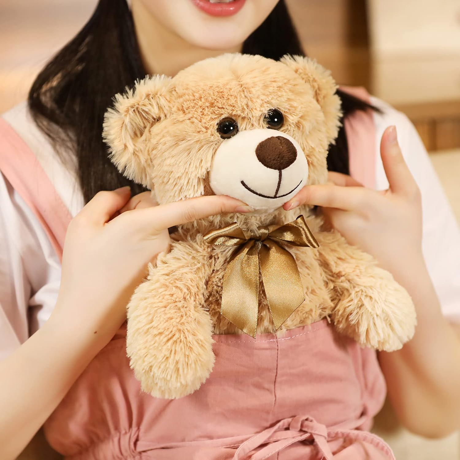 SNOWOLF Teddy Bear Plush Toy 137In Pink