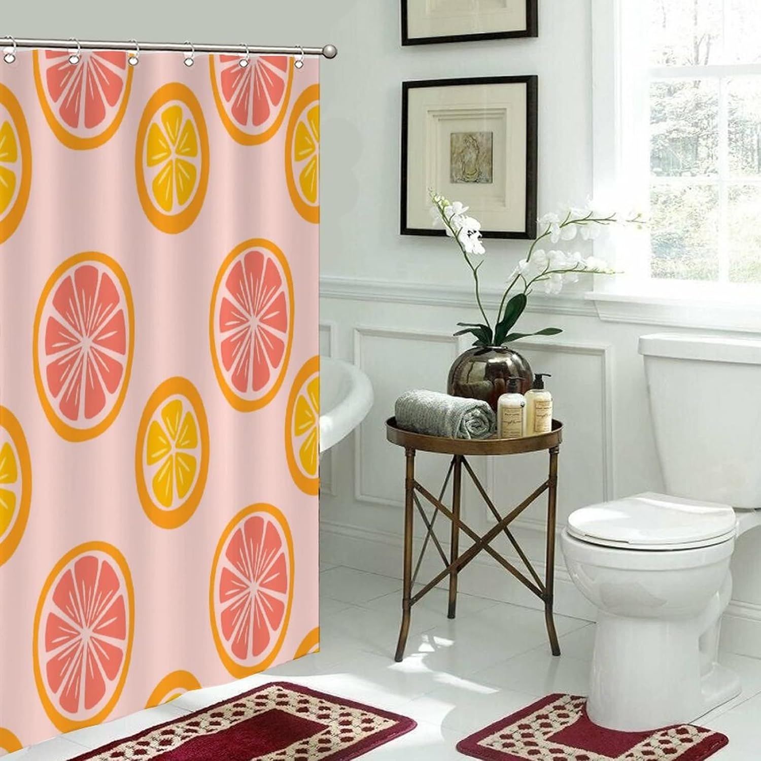 Fresh Fruit Bamboo Bath Set