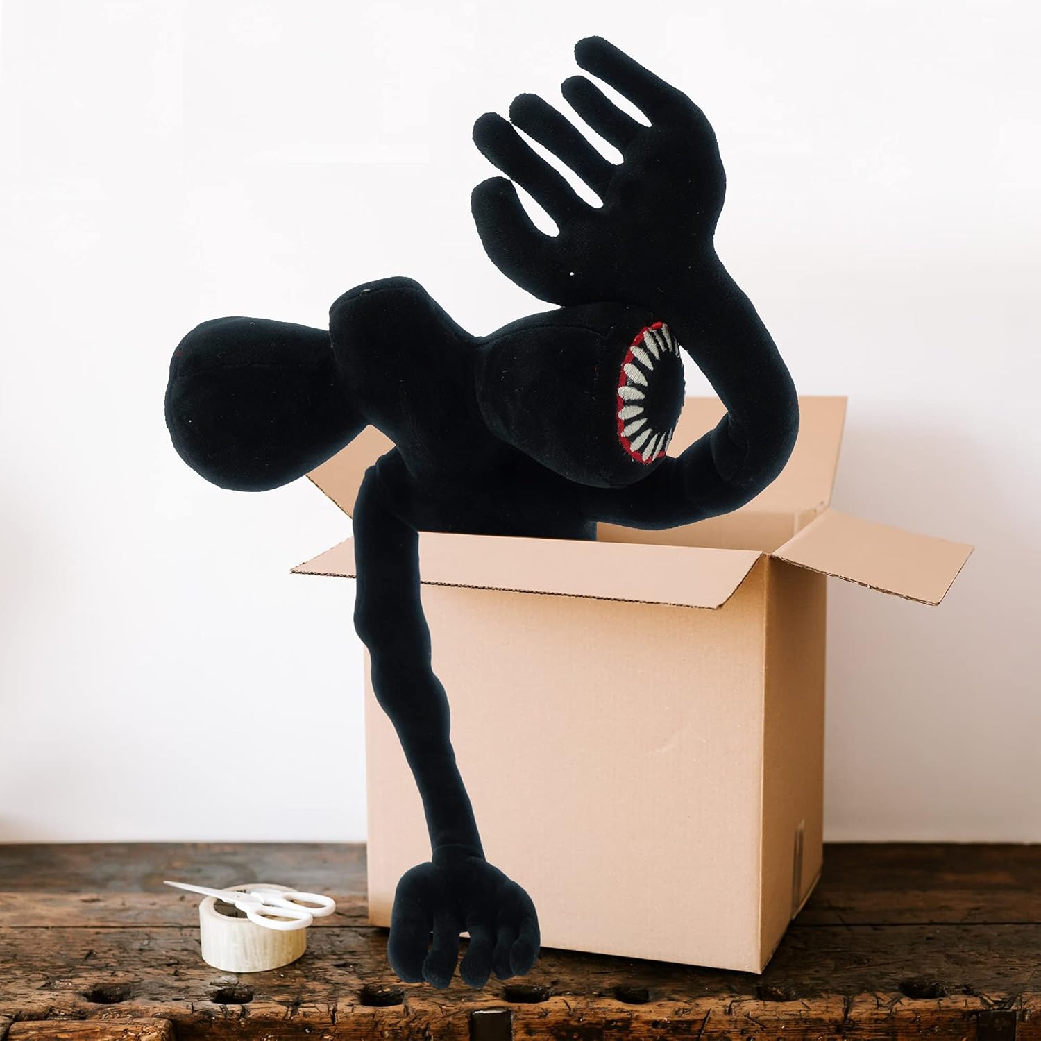 Realistic Monster Head Plush Comfy for Kids