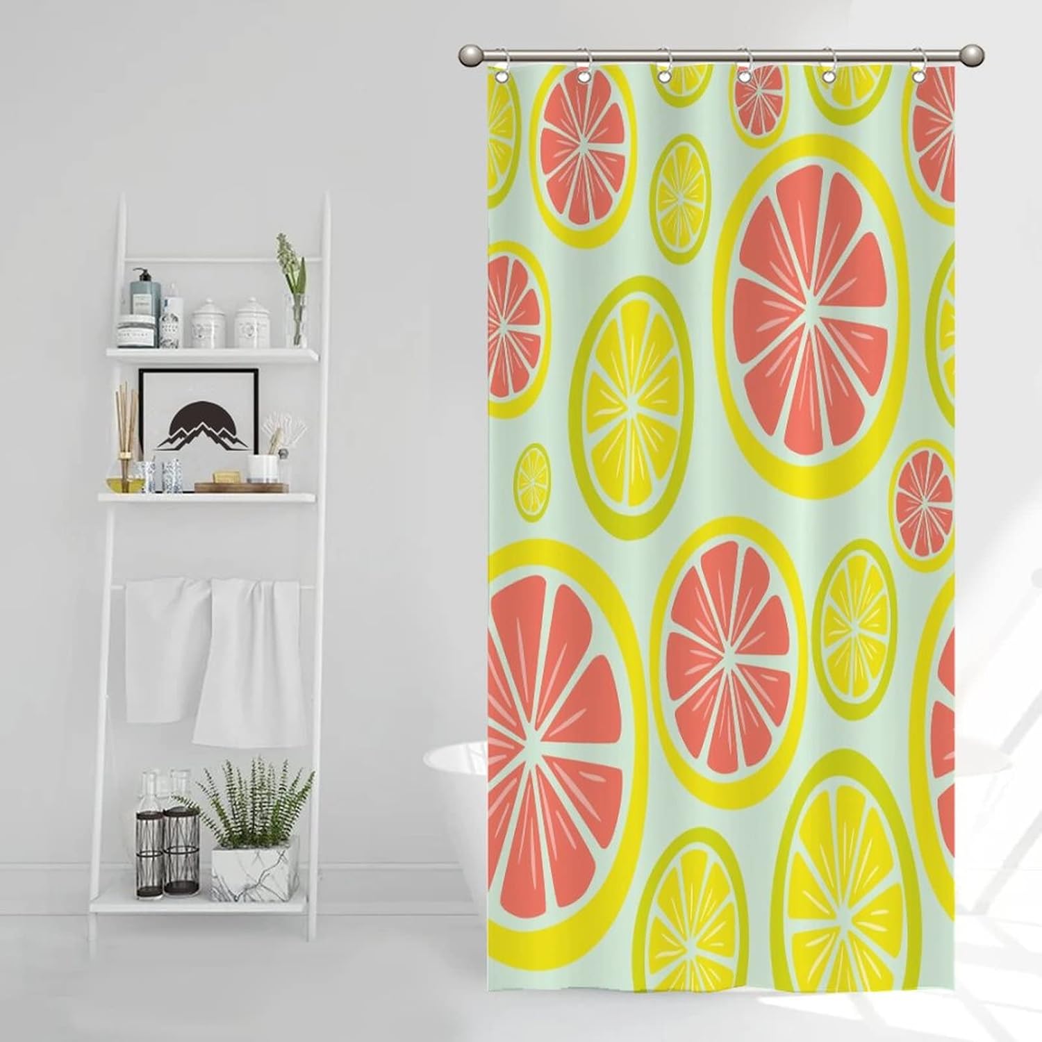 UTF4C Funny Fruit Show Shower Liner 35 x 71 Durable