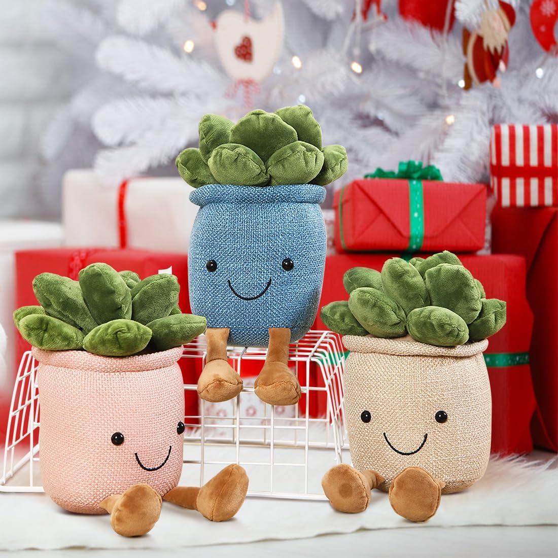 Cute and Cozy Plush Succulent Pillow for Kids and Girls