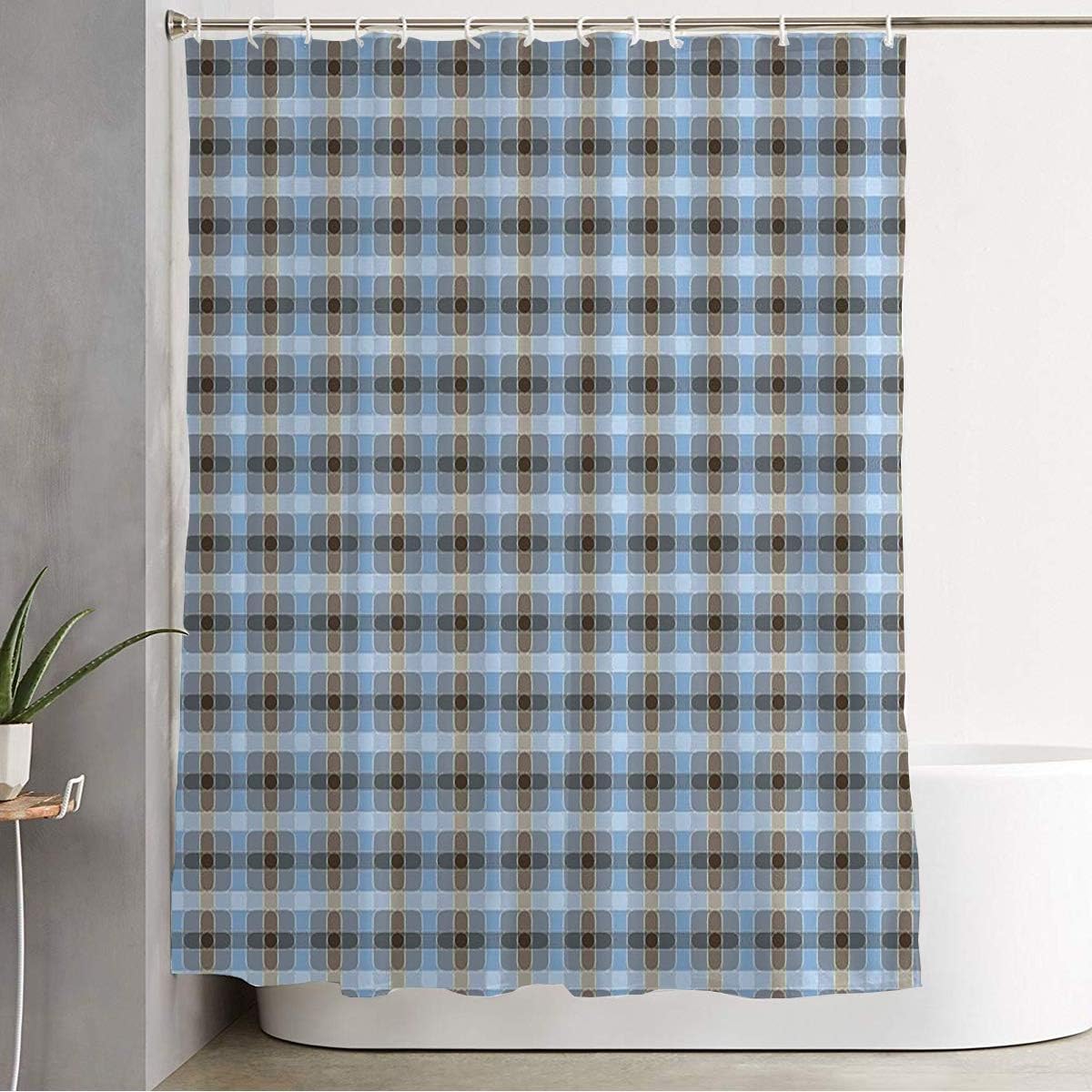 Elegant Multicolored Abstract Shower Curtain