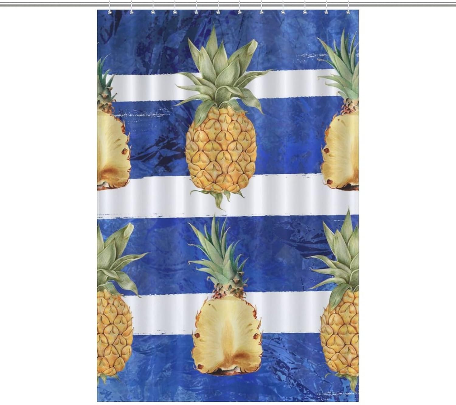 Fruitful Summer Bath curtain with 12 Hooks