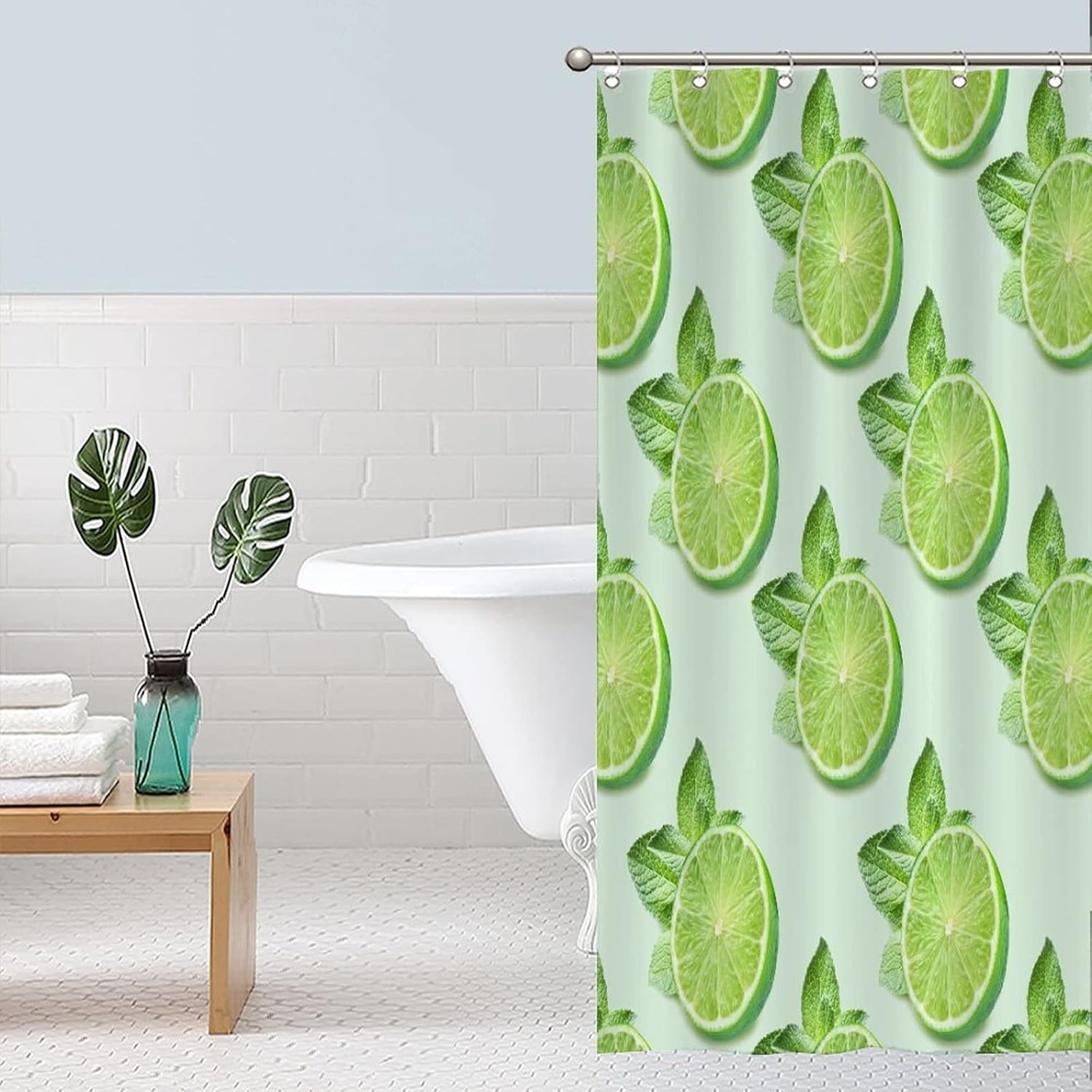 UTF4C Fruit Print 35 x 71 - Durable Machine Washable - Bath