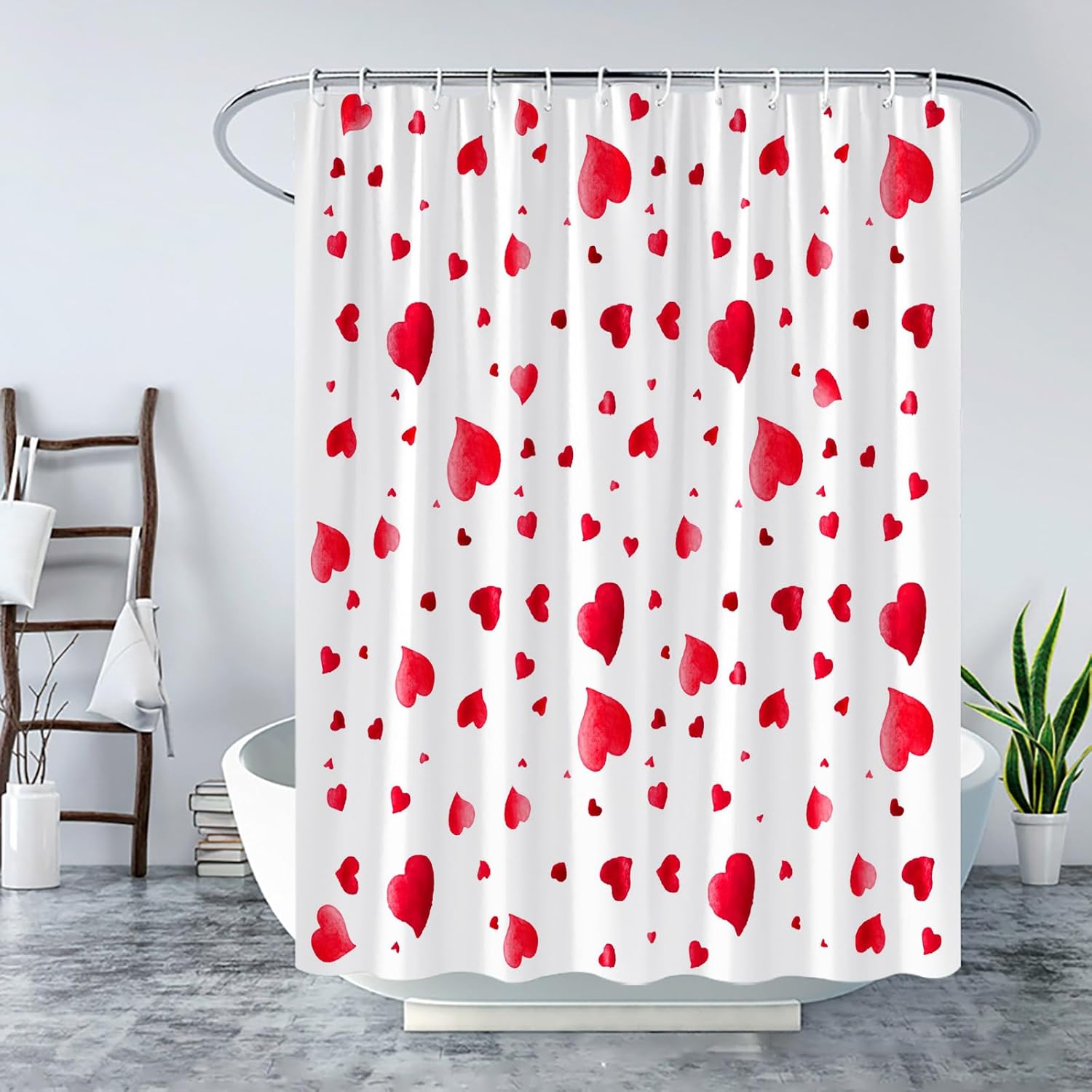 Valentines Day Shower curtain