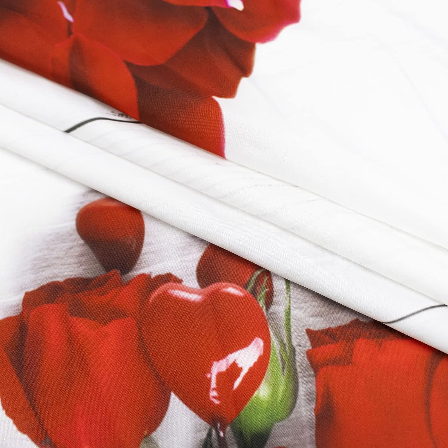 LB Red Rose Flower 72x72-Inch