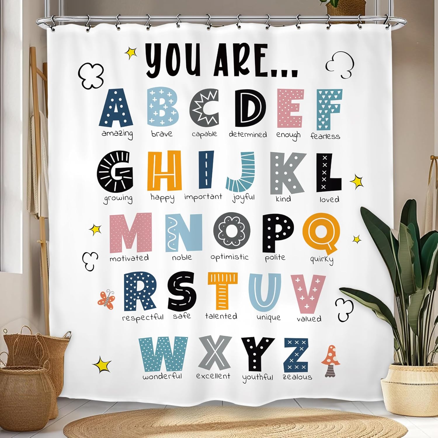 Learning the Alphabet in the Bathroom