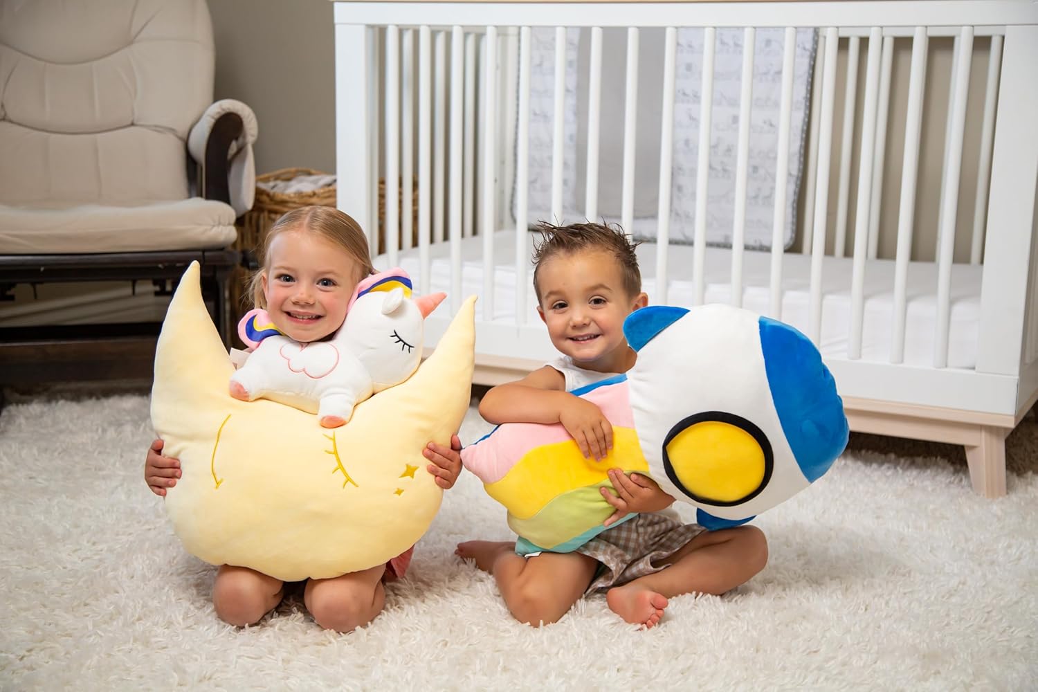 Handmade Toddler Plush Pillow for Kids Safe Non-Toxic and Soft