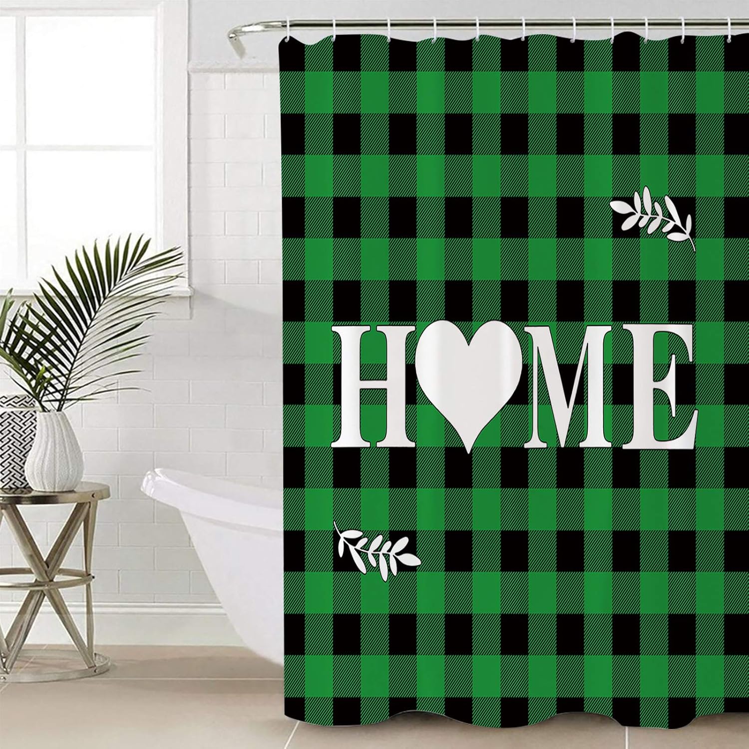 St Patricks Day Heart Shower Curtain