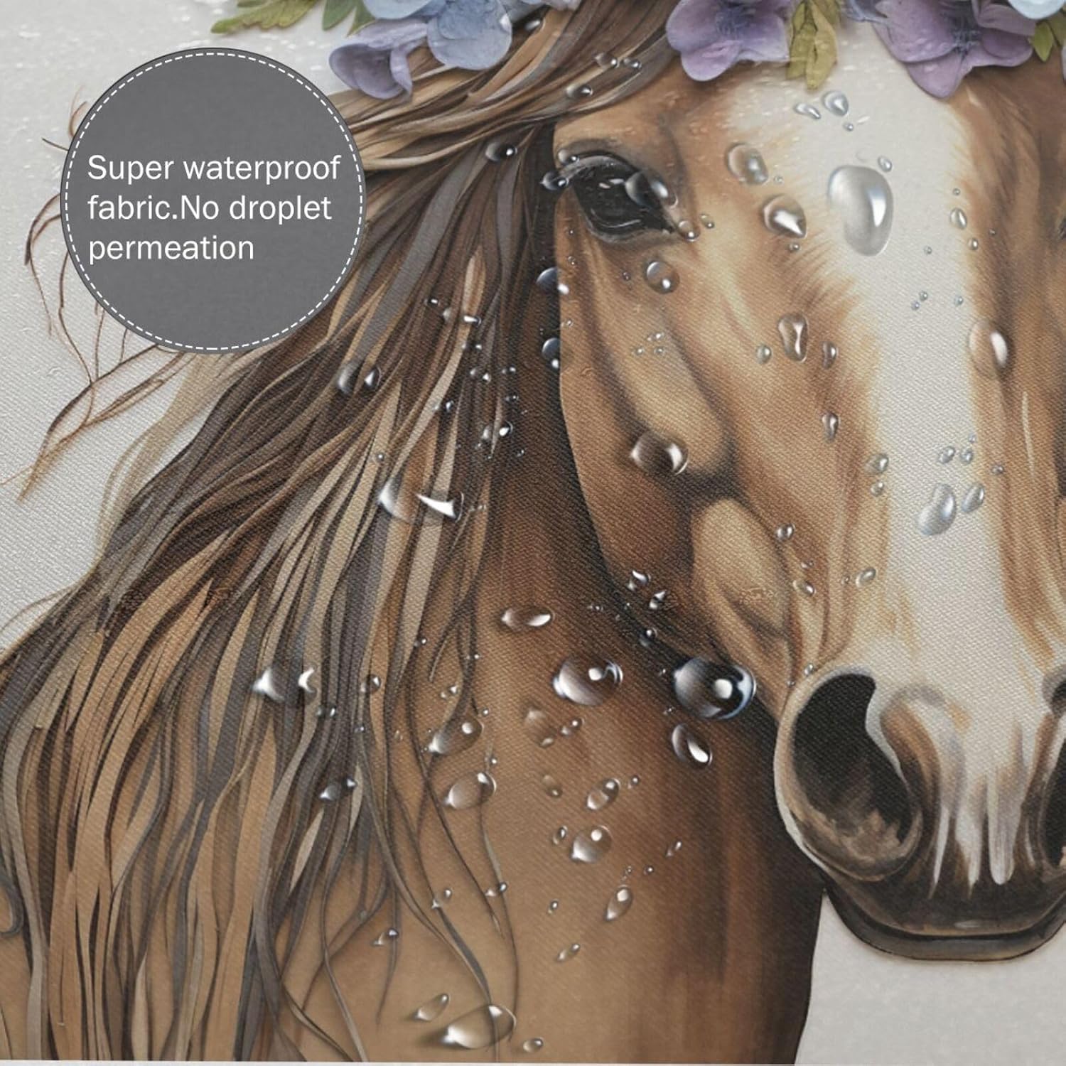 Stunning Brown Horse Booth in Boho design
