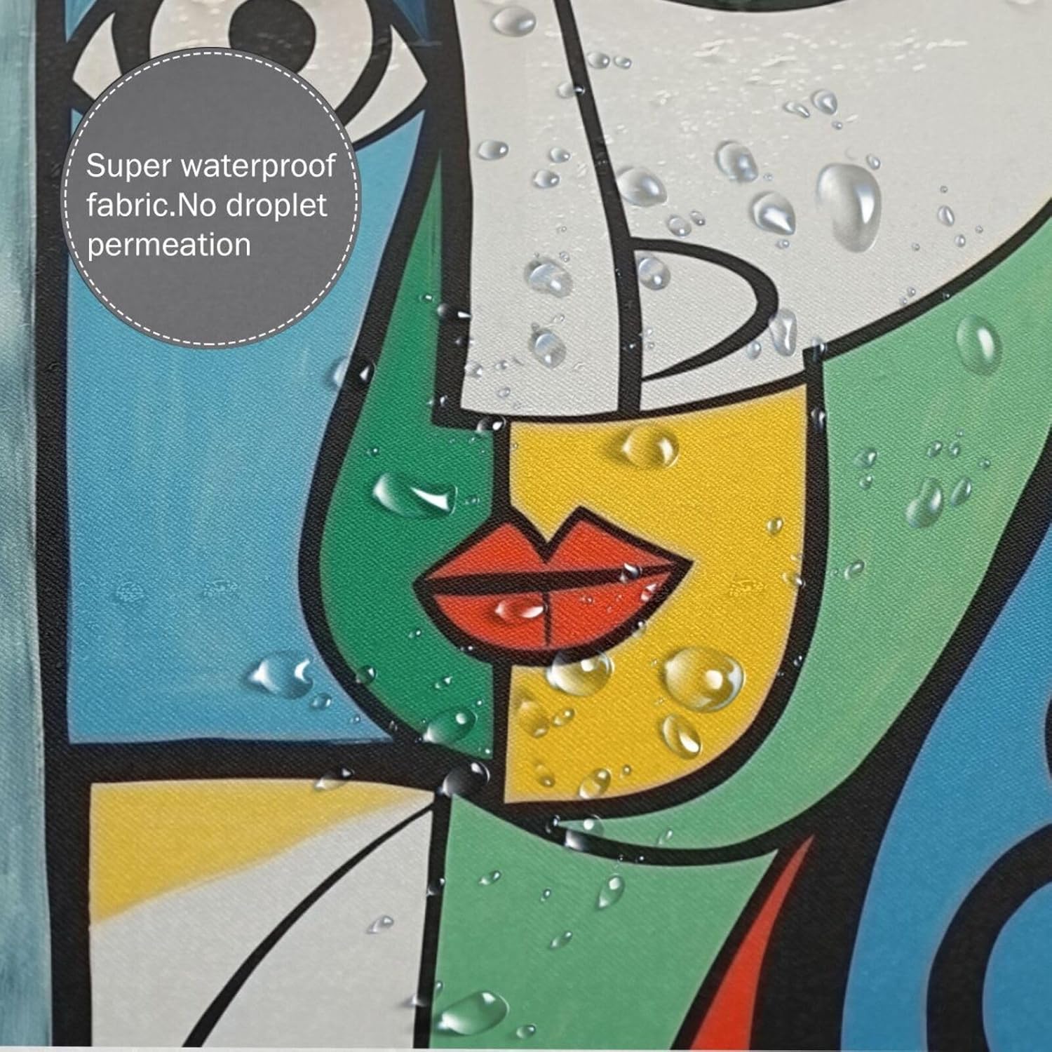 DAOWANGZUO Luxury shower curtain set for bathroom fun