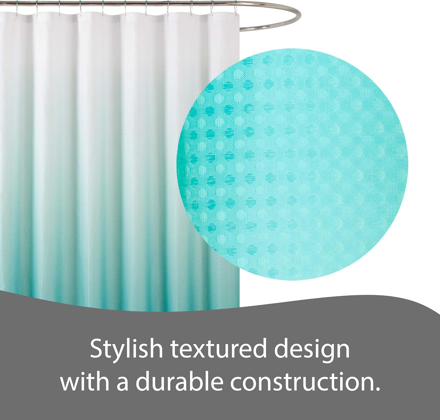 Creative Home Ideas Bathroom Set with Shower Curtain Rugs Hooks