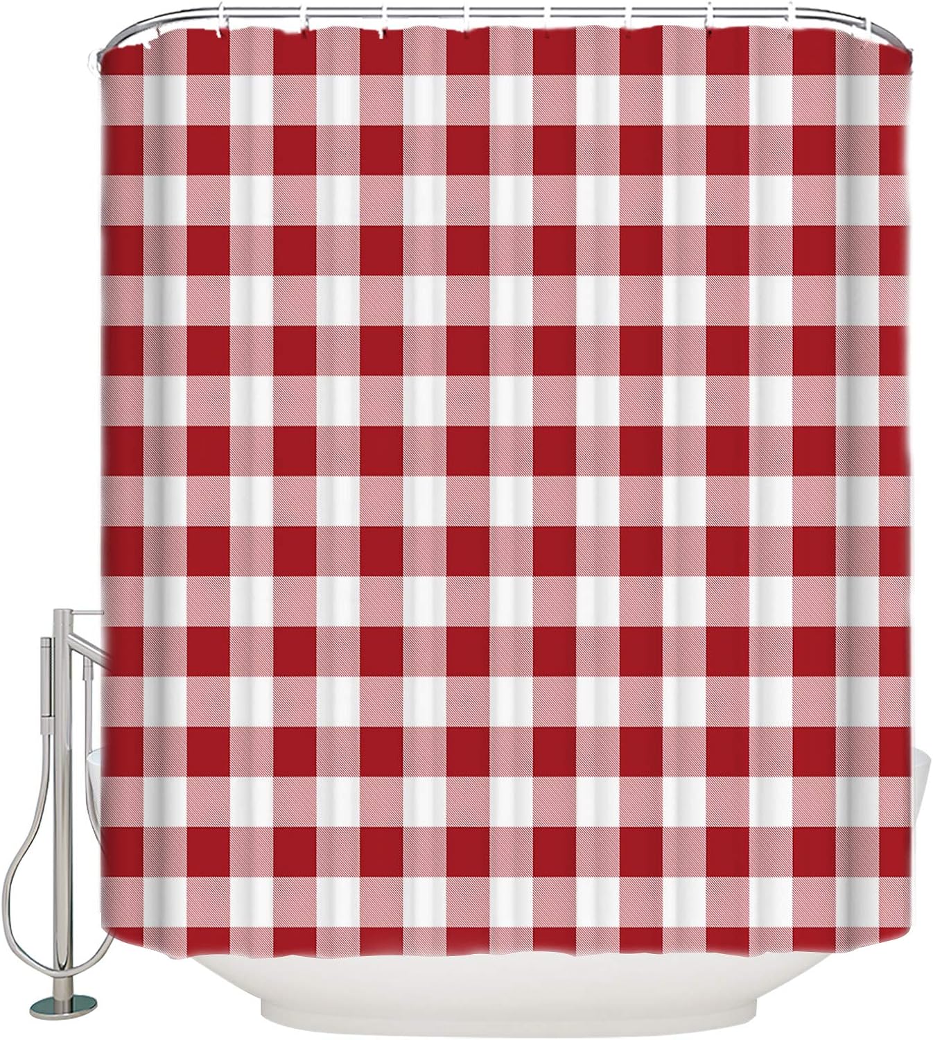 TocaHome Farmhouse Shower Curtain Set with Hooks