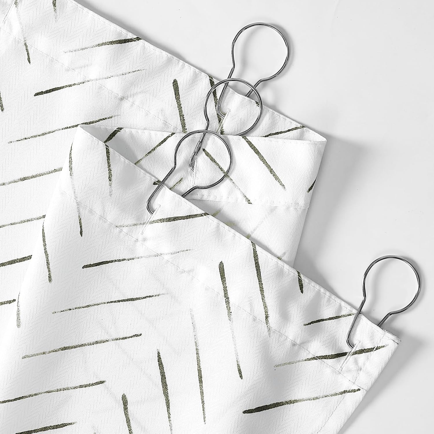60-inch stall black and white shower curtain