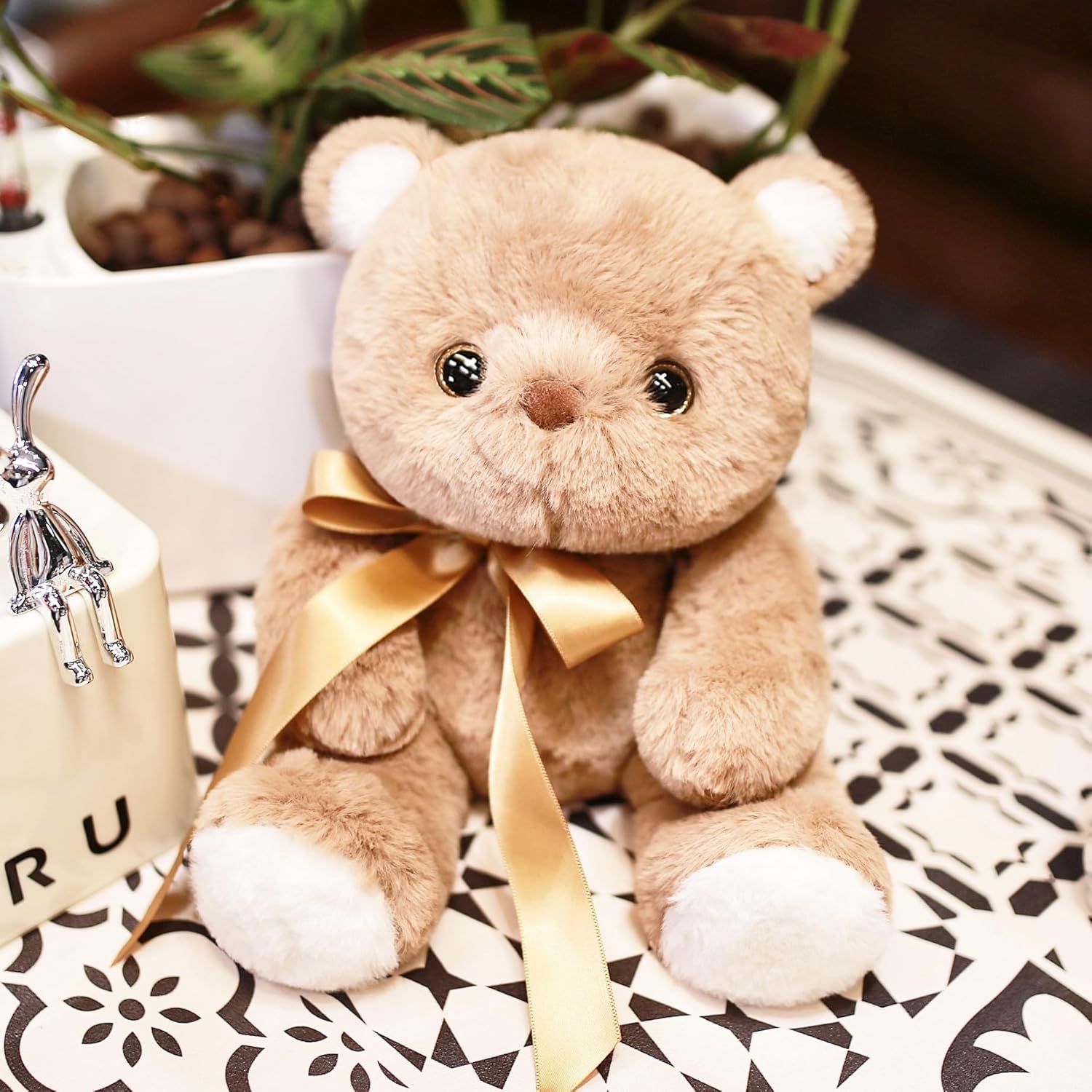 12-inch Non-Shedding Teddy Bear Weighted Plush for Kids Adults
