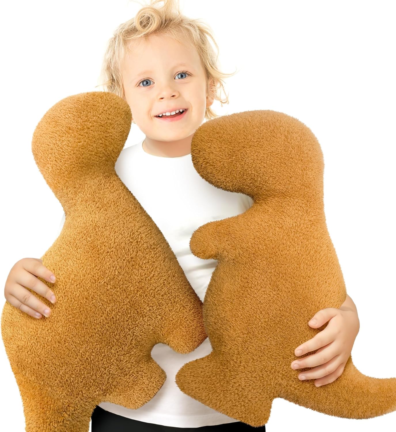 Dino Nugget Pillow Plush Funny Birthday Gift Set