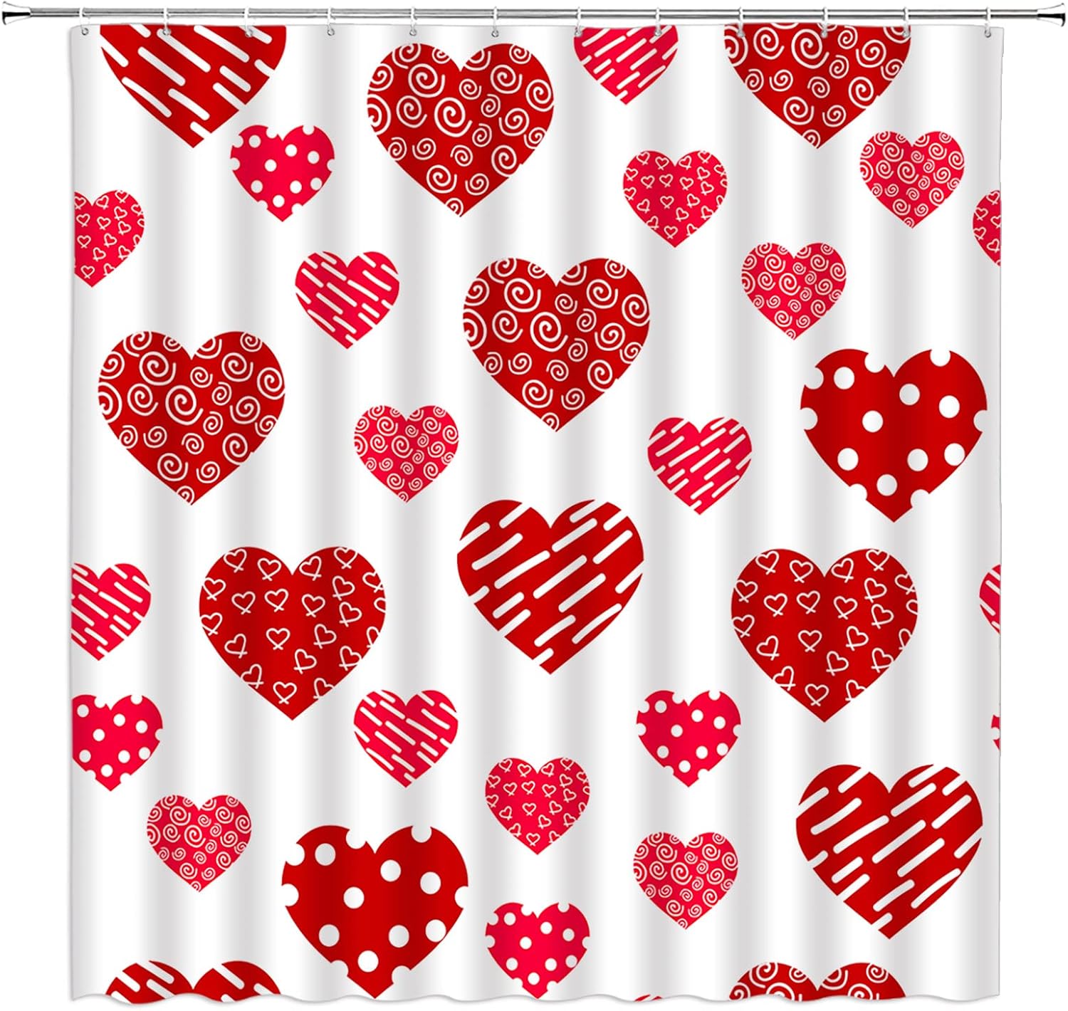 Sweet Heart Shower Curtain Set