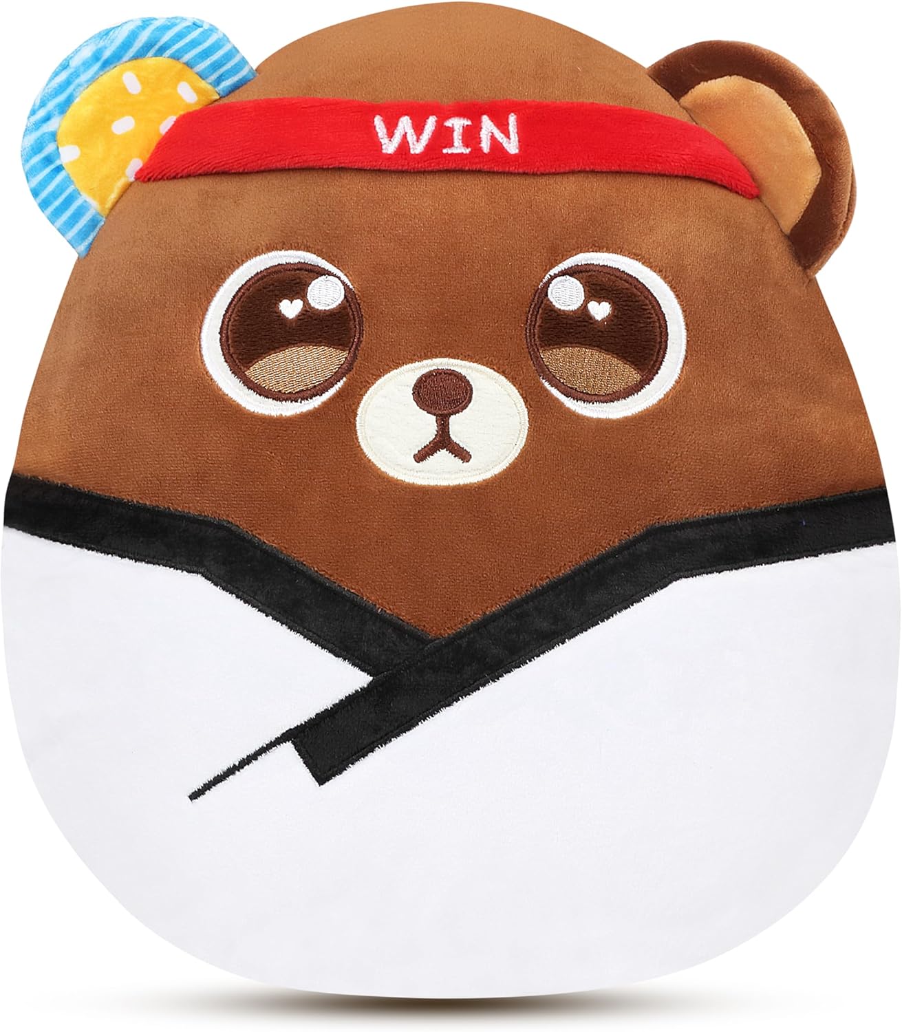 Easfan 12 Playful Taekwondo Bear Plush Pillow Perfect for Kids