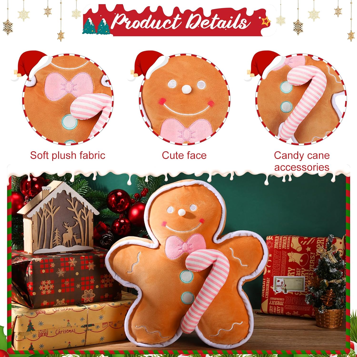 Liliful Christmas Plush Stuffed Toy 16inch