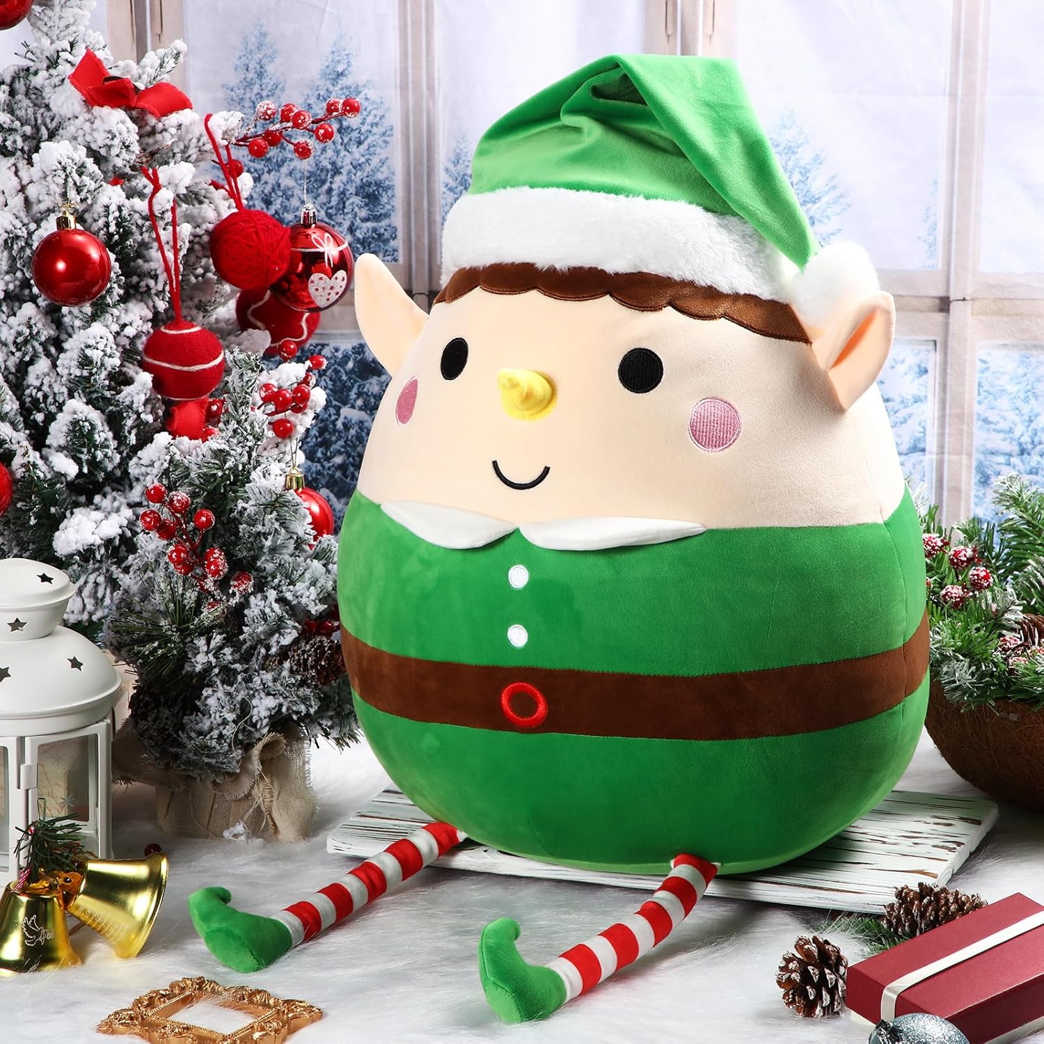 14 Green Plush Pillow