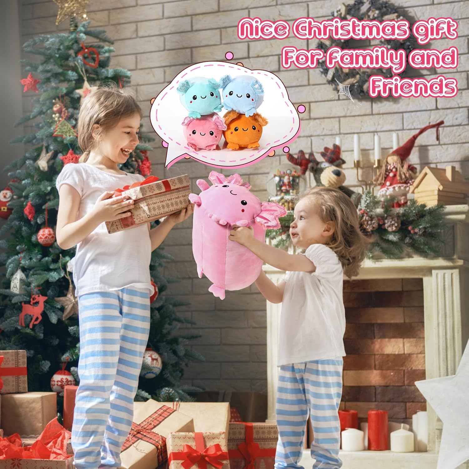 Stunning Kawaii Plush Animal Set with Interactive Design