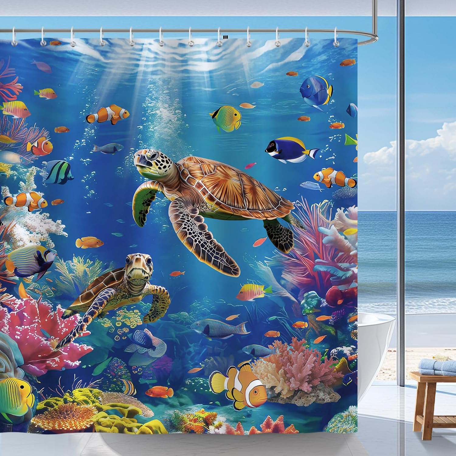 Bath Time in the Underwater Reef