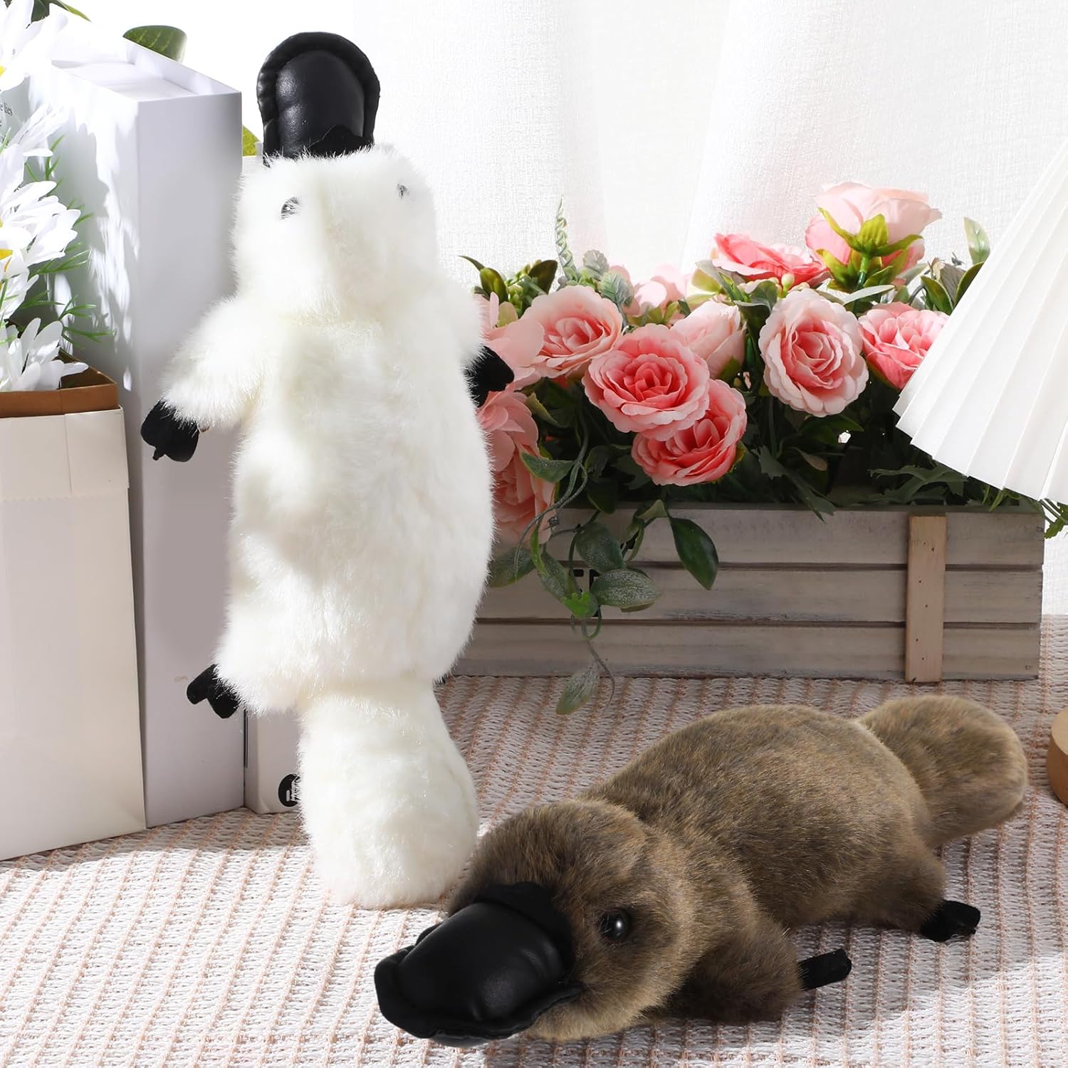 HyDren 2 Pcs Stuffed Animal Pillow Toy for Kids
