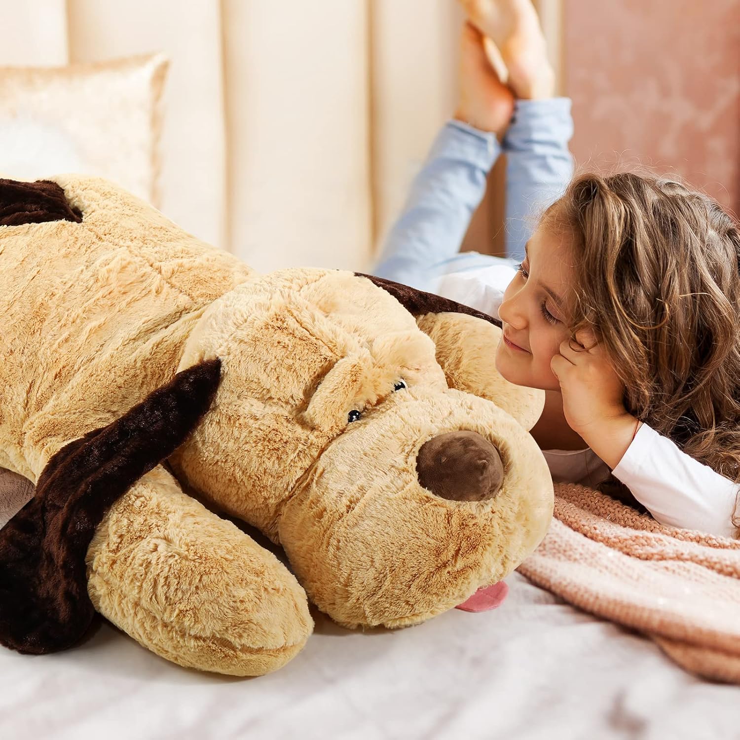 HyDren 55-inch Giant Dog Plush Toy