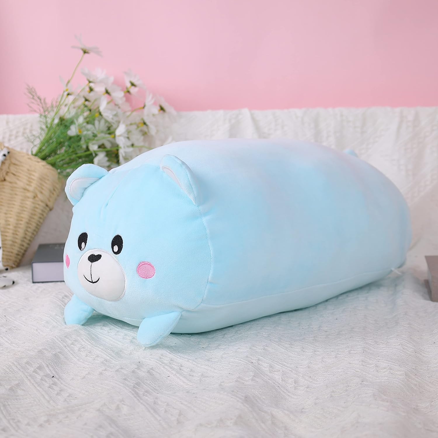 TemBe 236-inch Cute Bear Plush Pillow