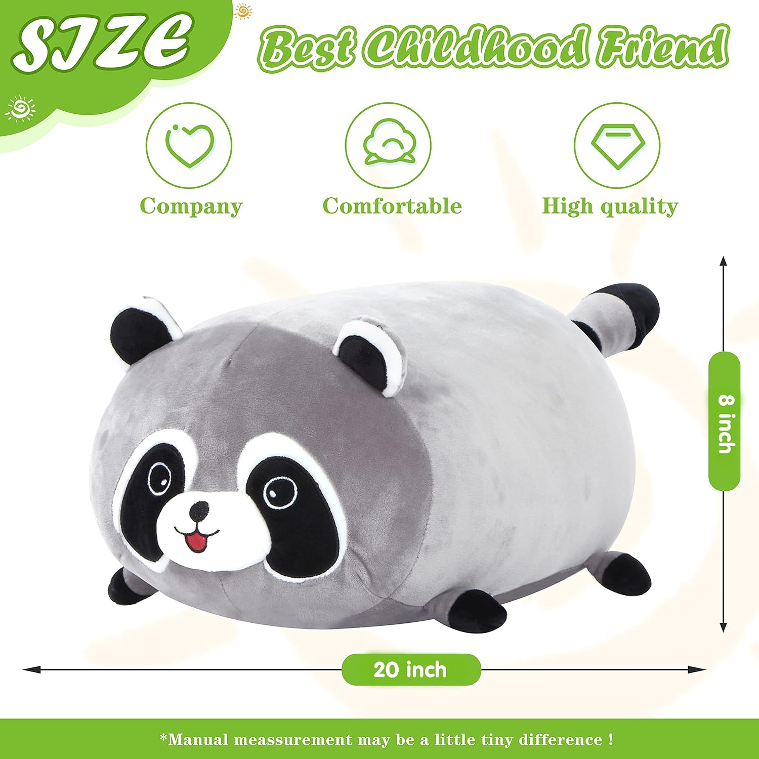 Raccoon Plush for Kids