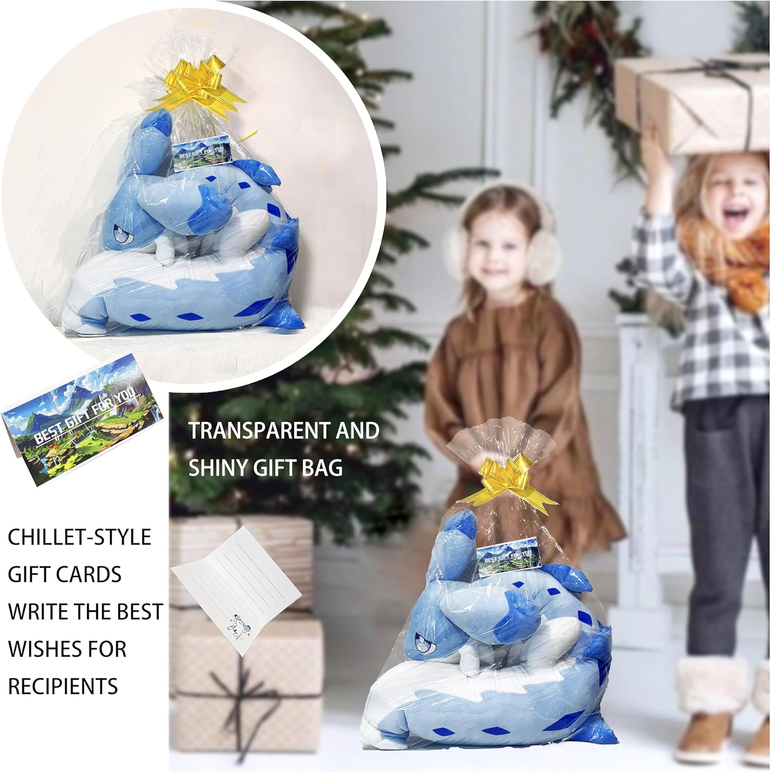 Long Dragon Plush Body Pillow Stuffed Animal for Beds Soft and Cozy