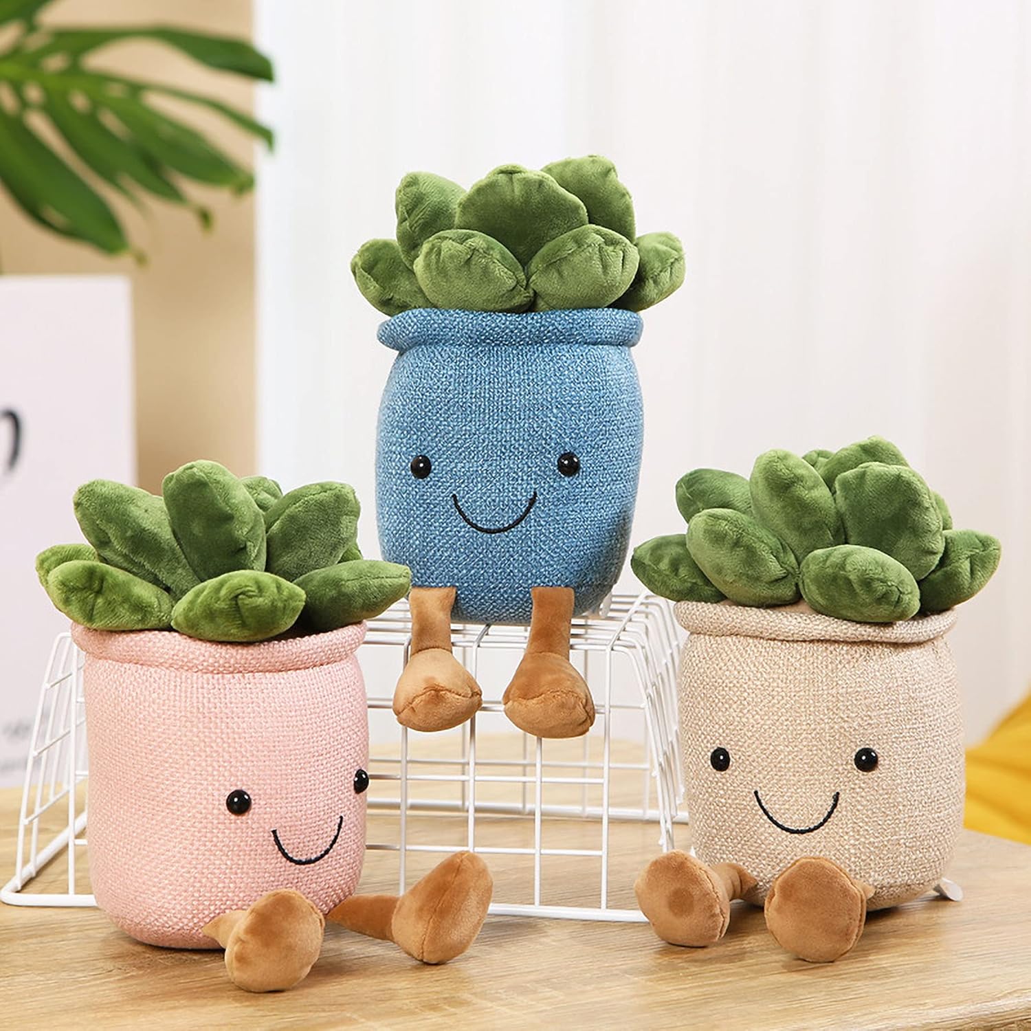 Cute and Cozy Plush Succulent Pillow for Kids and Girls