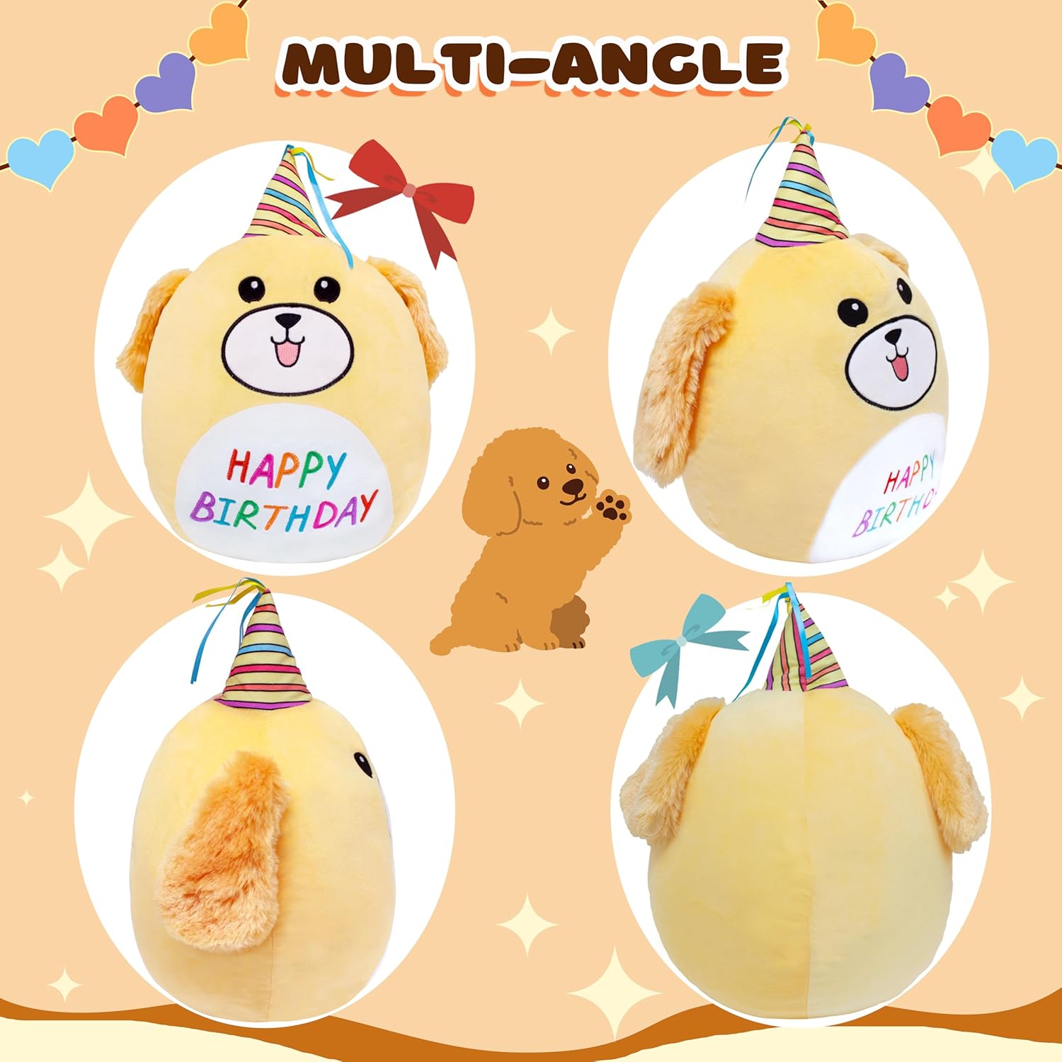 Corgi Dog Plush Pillow for Birthdays